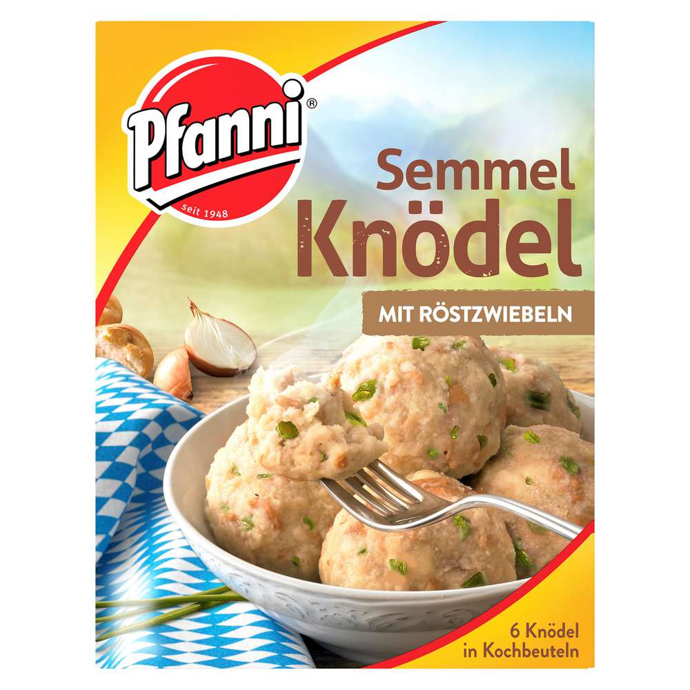 Link zu  Semmel Knödel mit Röstzwiebel