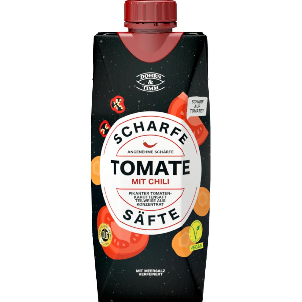 Link zu  Dohrn & Timm Scharfer Tomatenoder Gemüsesaft, je 0,5 l