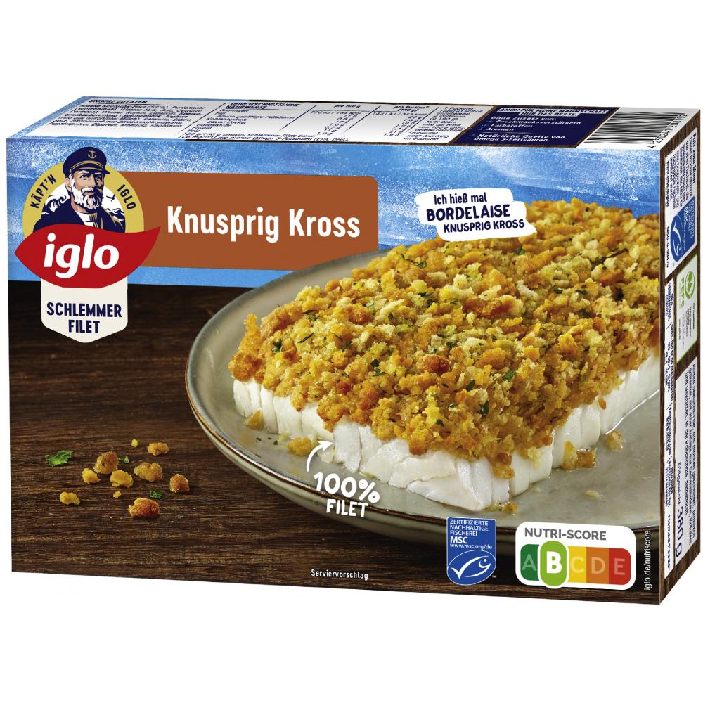 Link zu  Iglo Schlemmerfilet oder Filegro, je 240–380 g