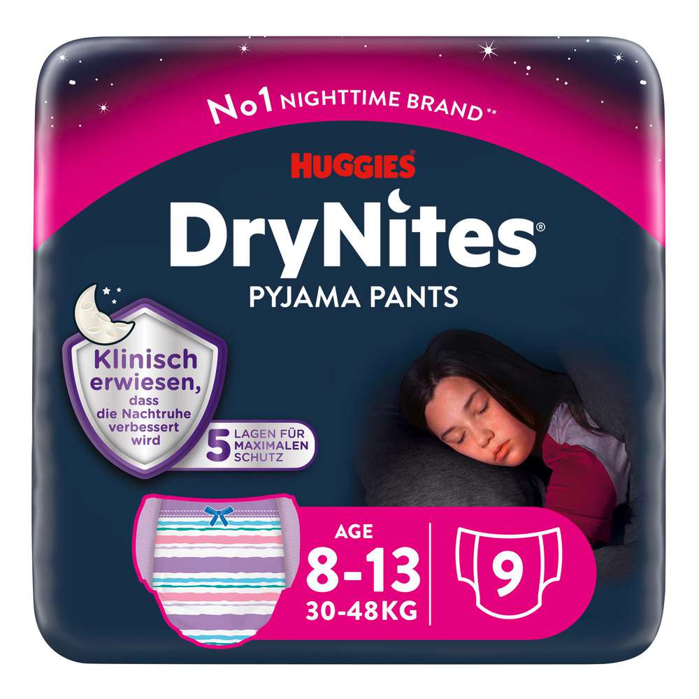 Link zu  Windeln DryNites Pyjama Pants, Girl 8-15 Jahre