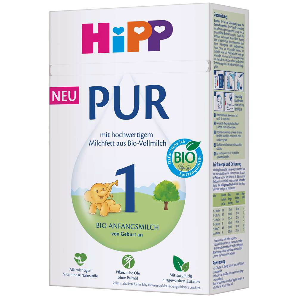 Link zu  1 PUR Bio Anfangsmilch