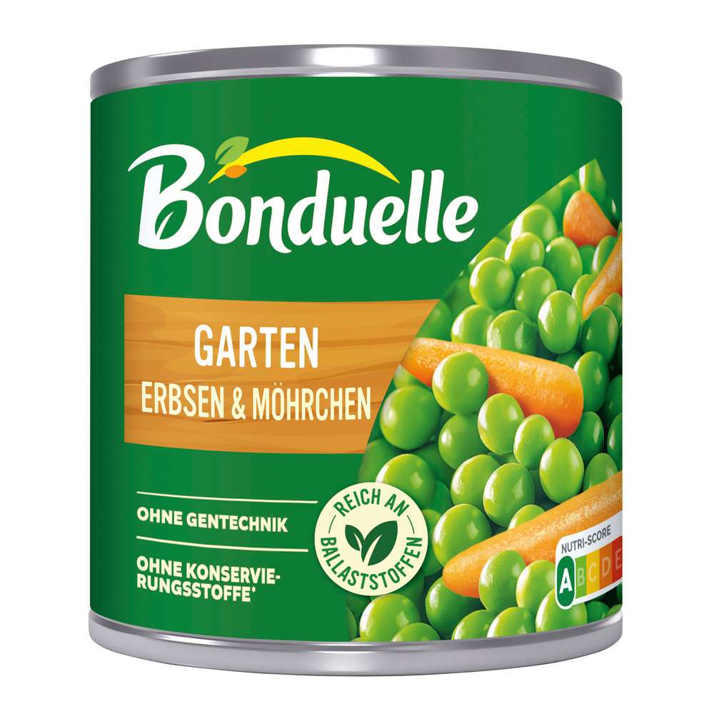 Link zu  Gartenerbsen mit Möhrchen