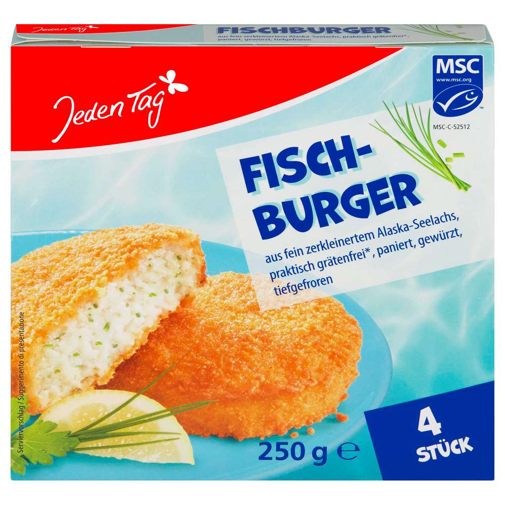 Link zu  Fischburger, tiefgekühlt