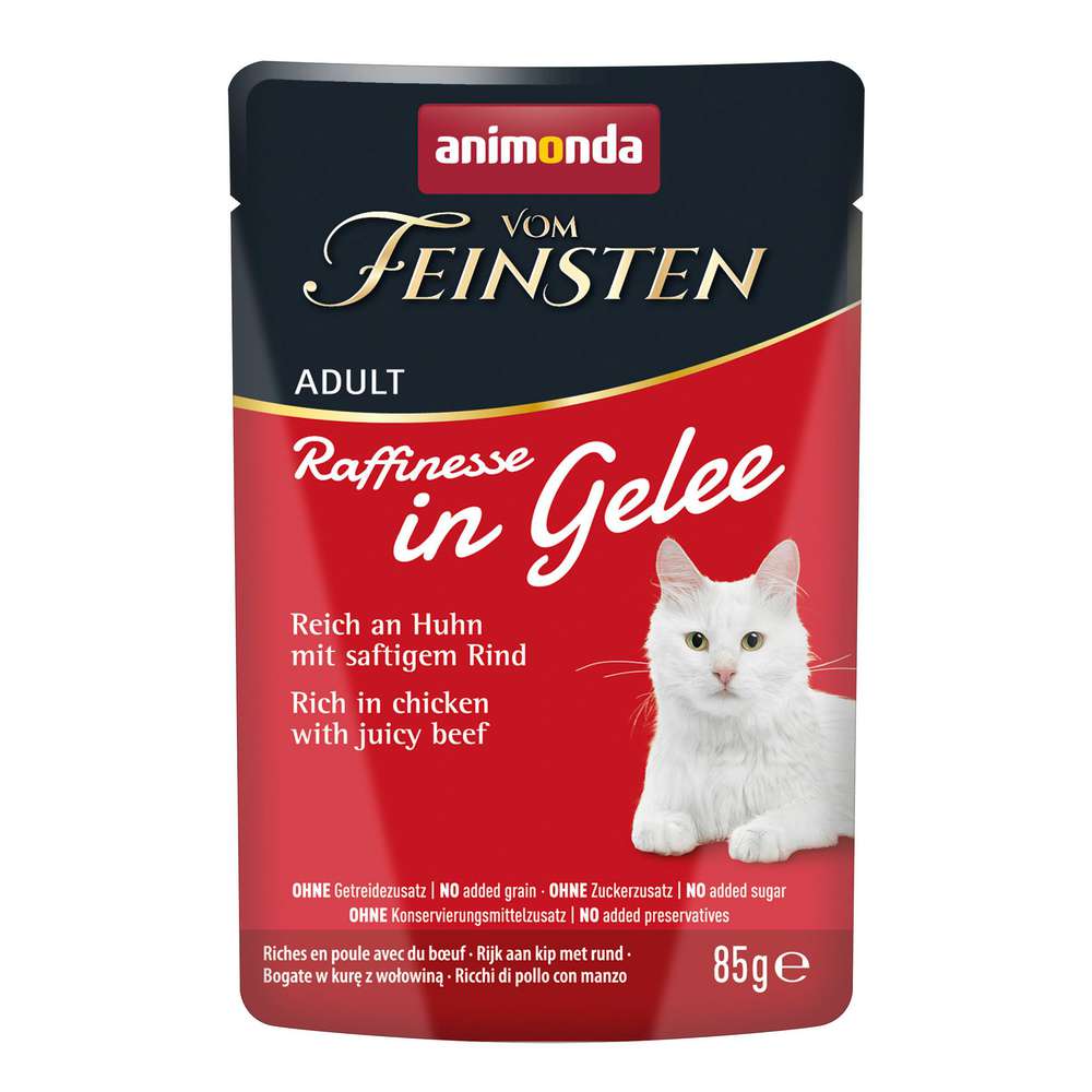 Link zu  Katzen-Nassfutter vom Feinsten, Huhn/Rind/Gelee