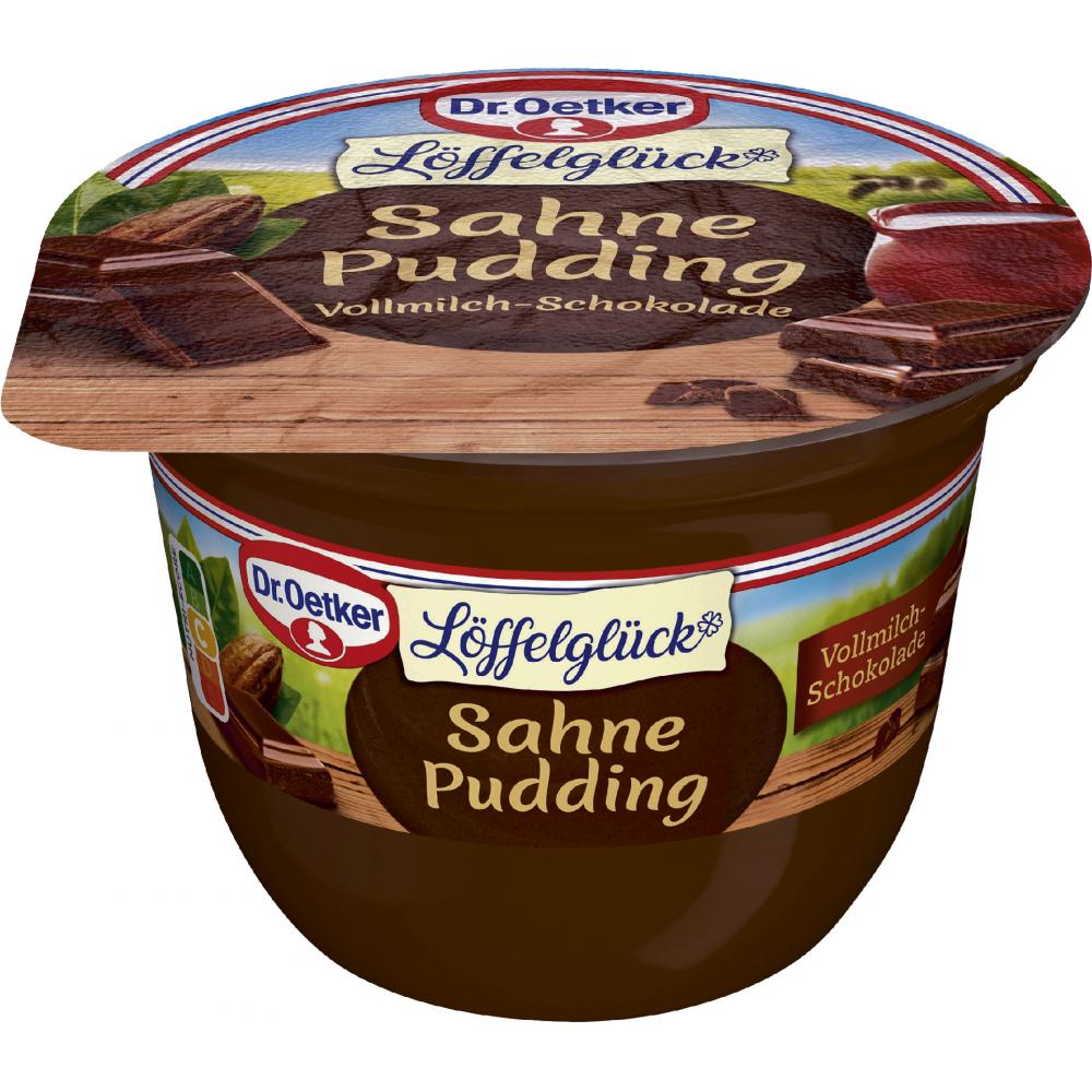 Link zu  Dr. Oetker Löffelglück Grieß-Pudding mit Grütze, Fruchtgrütze oder Pudding, je 160–200 g