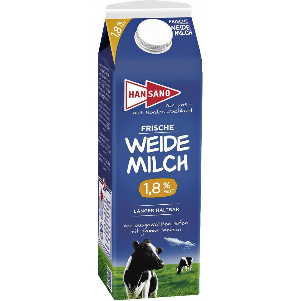 Link zu  Hansano Weidemilch, je 1 l