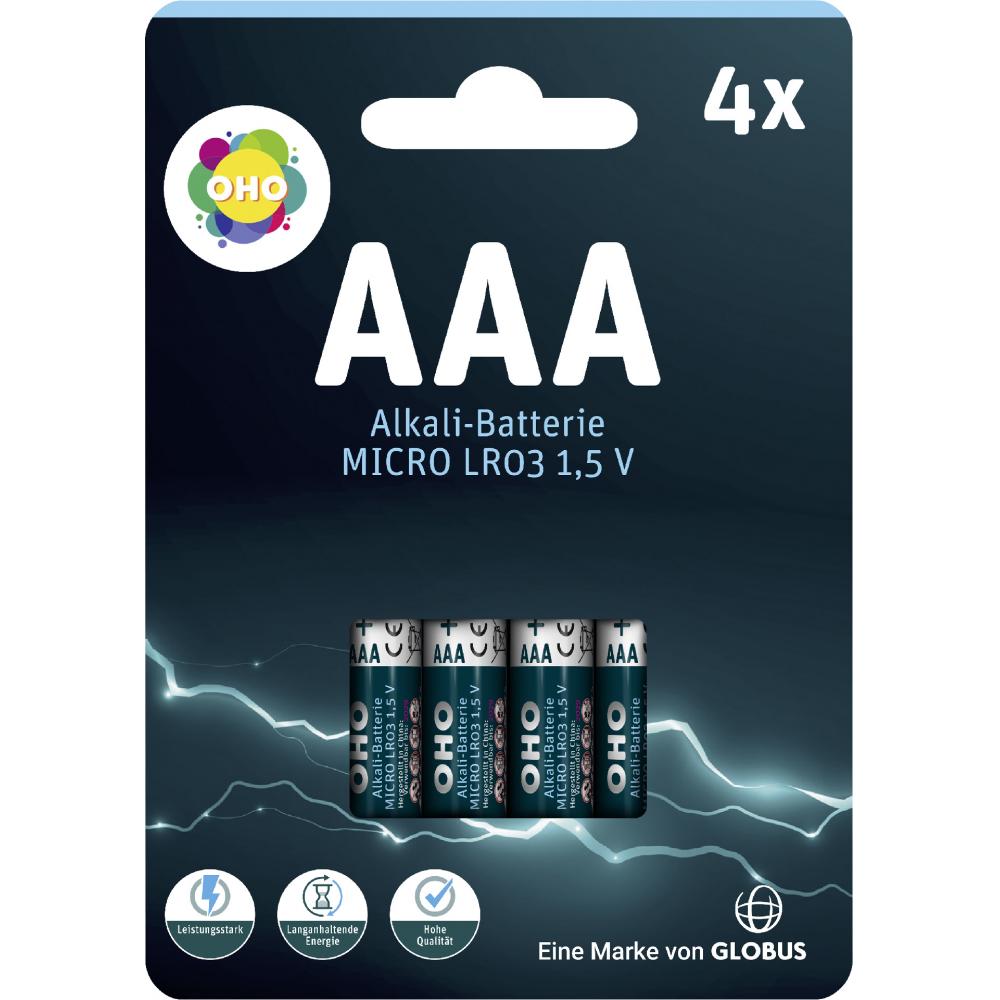 Link zu  OHO Batterien, je 4er-Pack