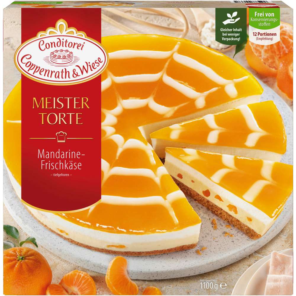 Link zu  Meistertorte, Mandarine/Käse, tiefgekühlt