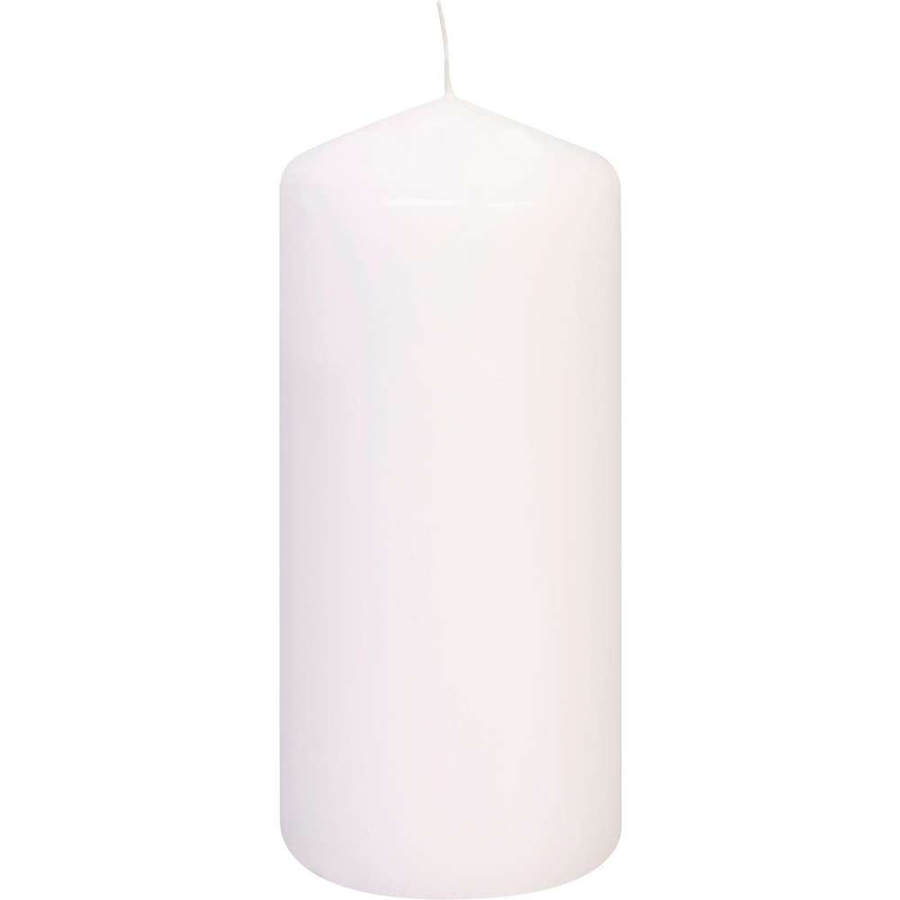 Link zu  Stumpenkerze, weiß