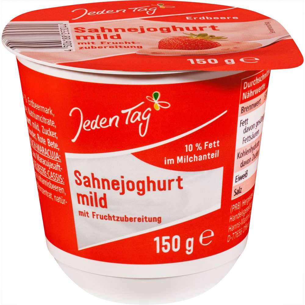 Link zu  Sahnejoghurt mild, Erdbeere