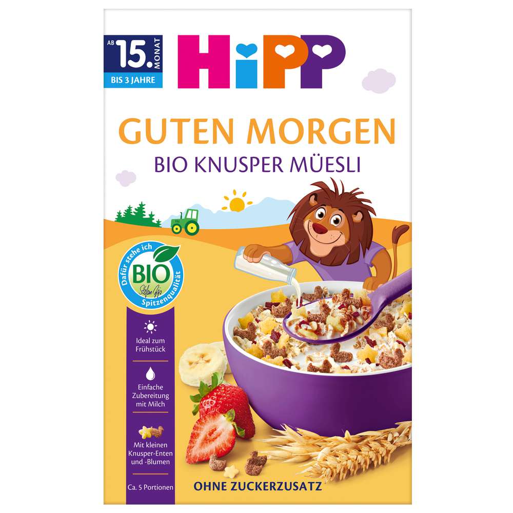 Link zu  Bio Knusper-Müsli Knusper Müesli, ohne Zuckerzusatz