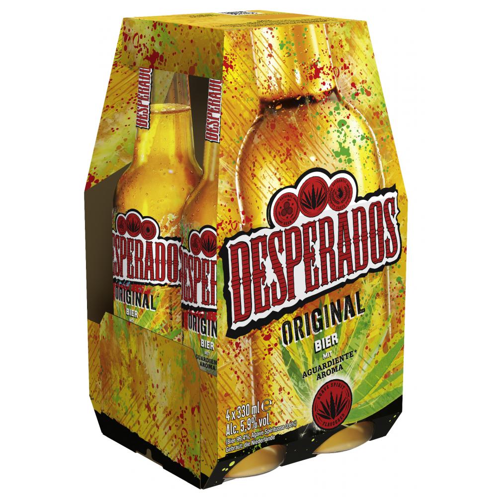 Link zu  Desperados Biermix, je 4 x 0,33 l