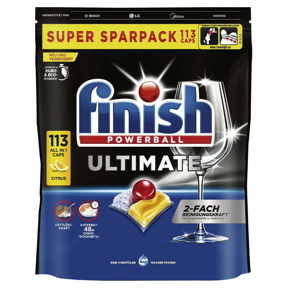 Link zu  Finish Maschinengeschirrspülmittel Supersparpack, je 100–121 Stück