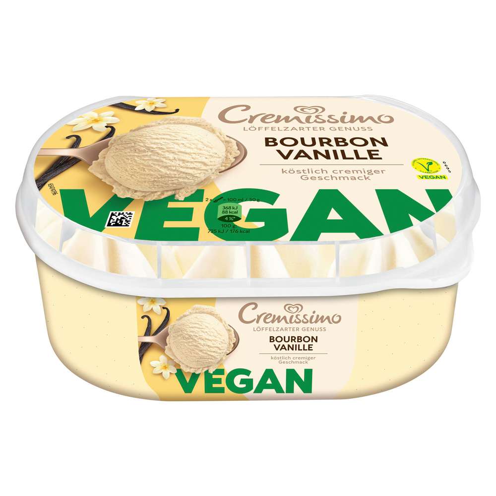 Link zu  Eis Cremissimo, Bourbon Vanille, vegan