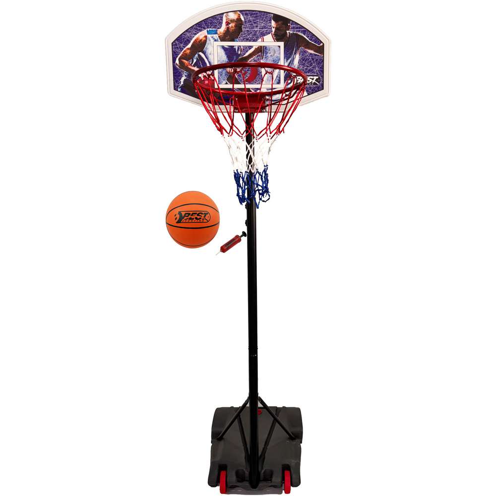 Link zu  Basketballständer + Ball 165-205cm