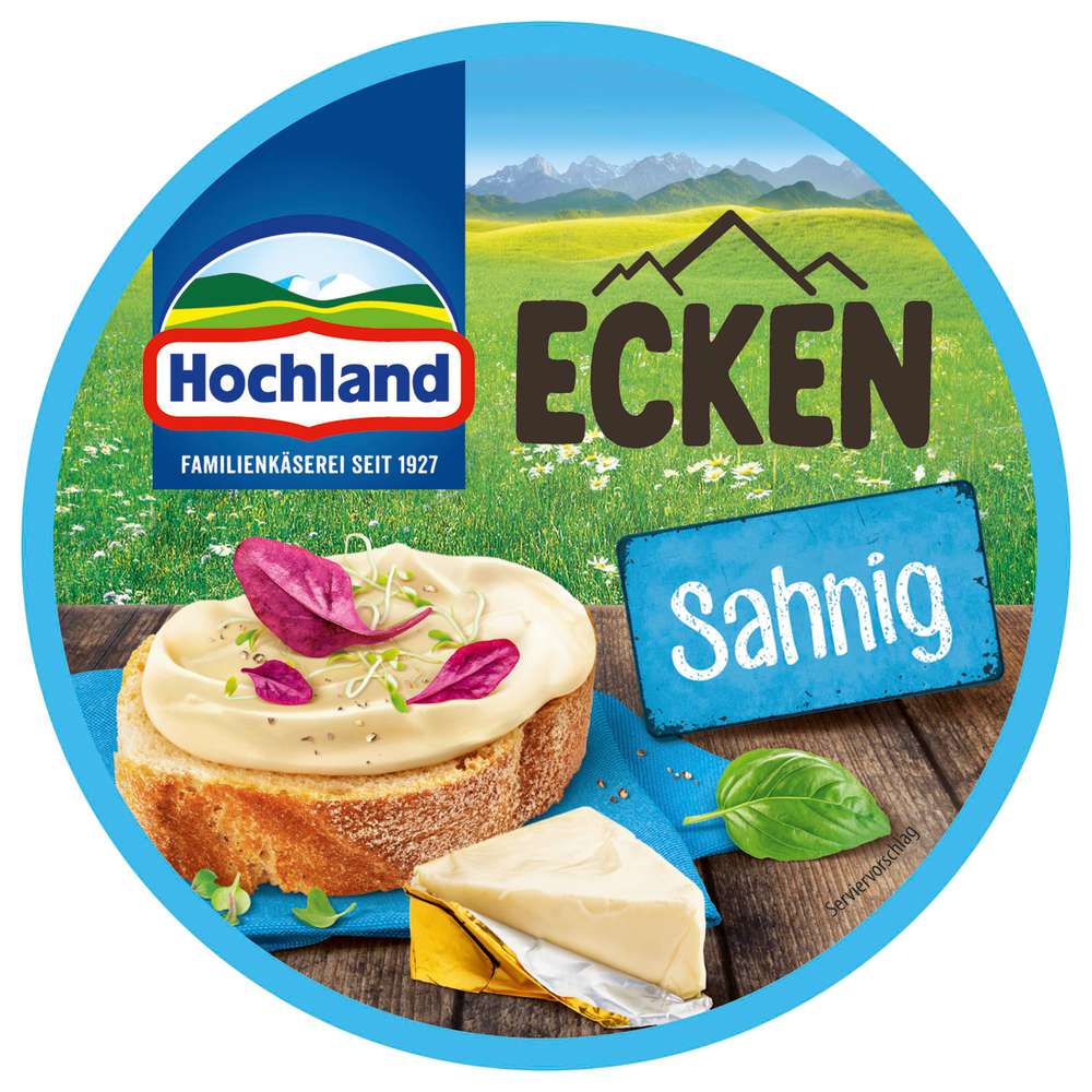 Link zu  Schmelzkäse-Ecken, Sahnig
