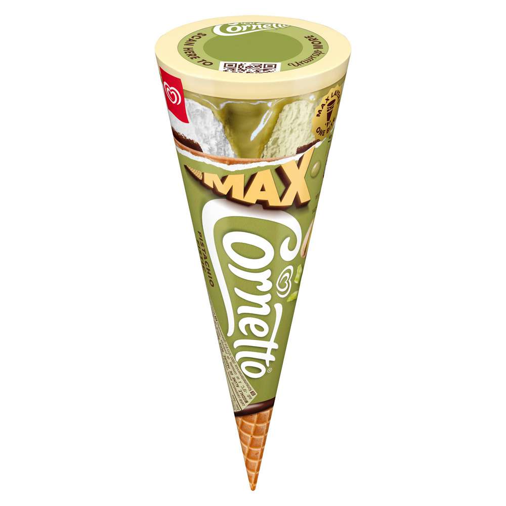 Link zu  Waffeleis Cornetto Max, Pistazie