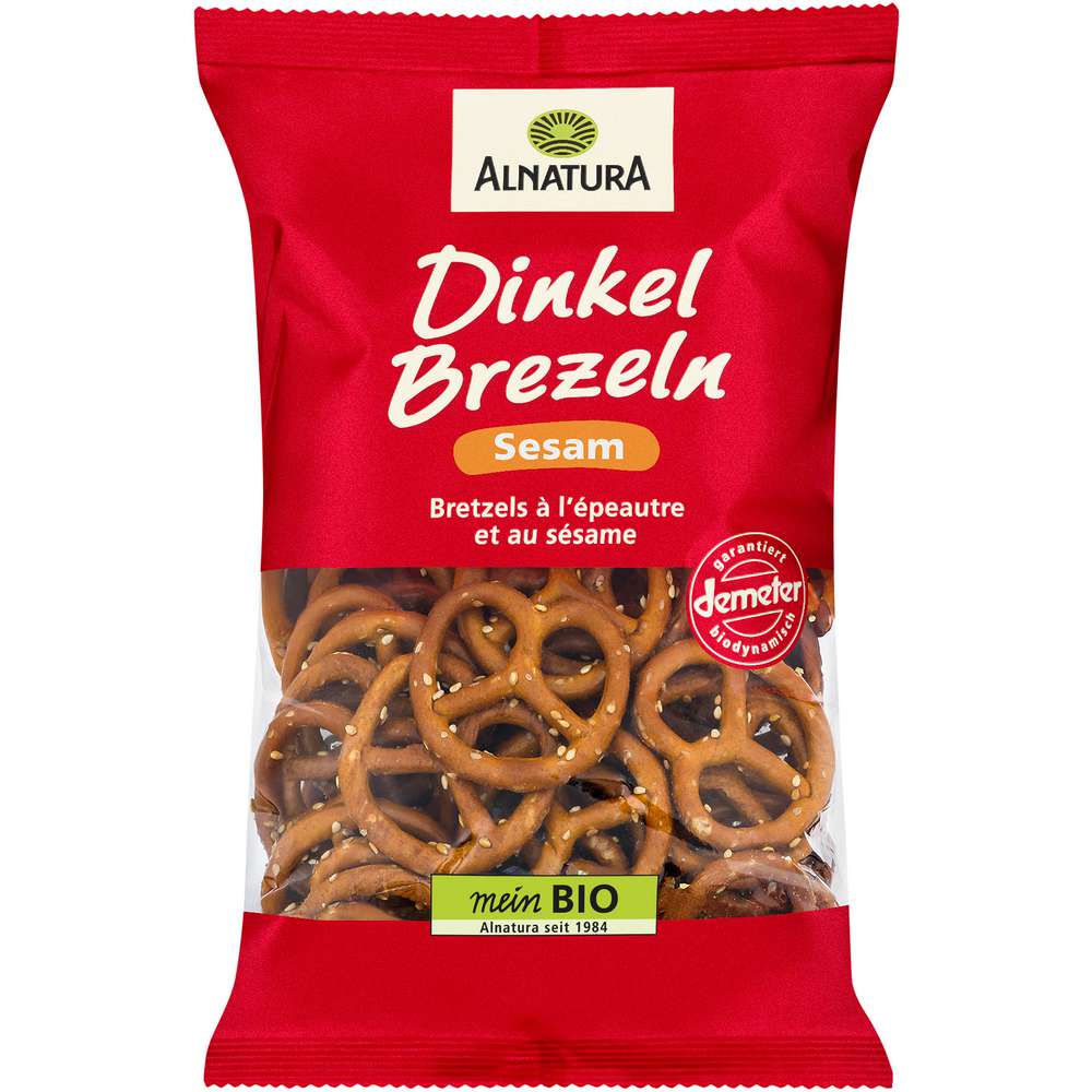 Link zu  Bio Dinkel Sesam-Brezeln