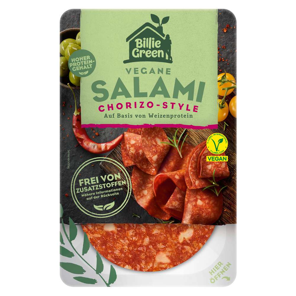 Link zu  Vegane Salami, Chorizo-Style
