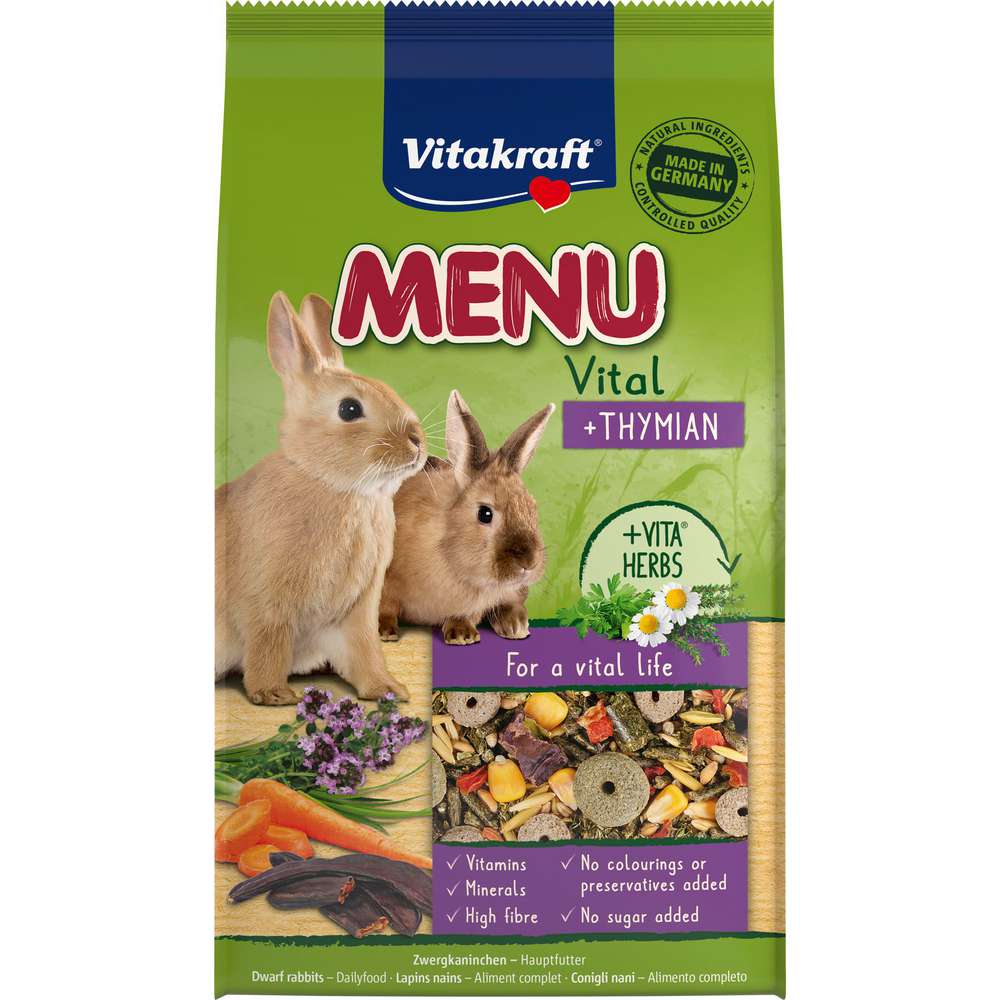 Link zu  Zwergkaninchen-Futter Premium Menu, Vital Thymian