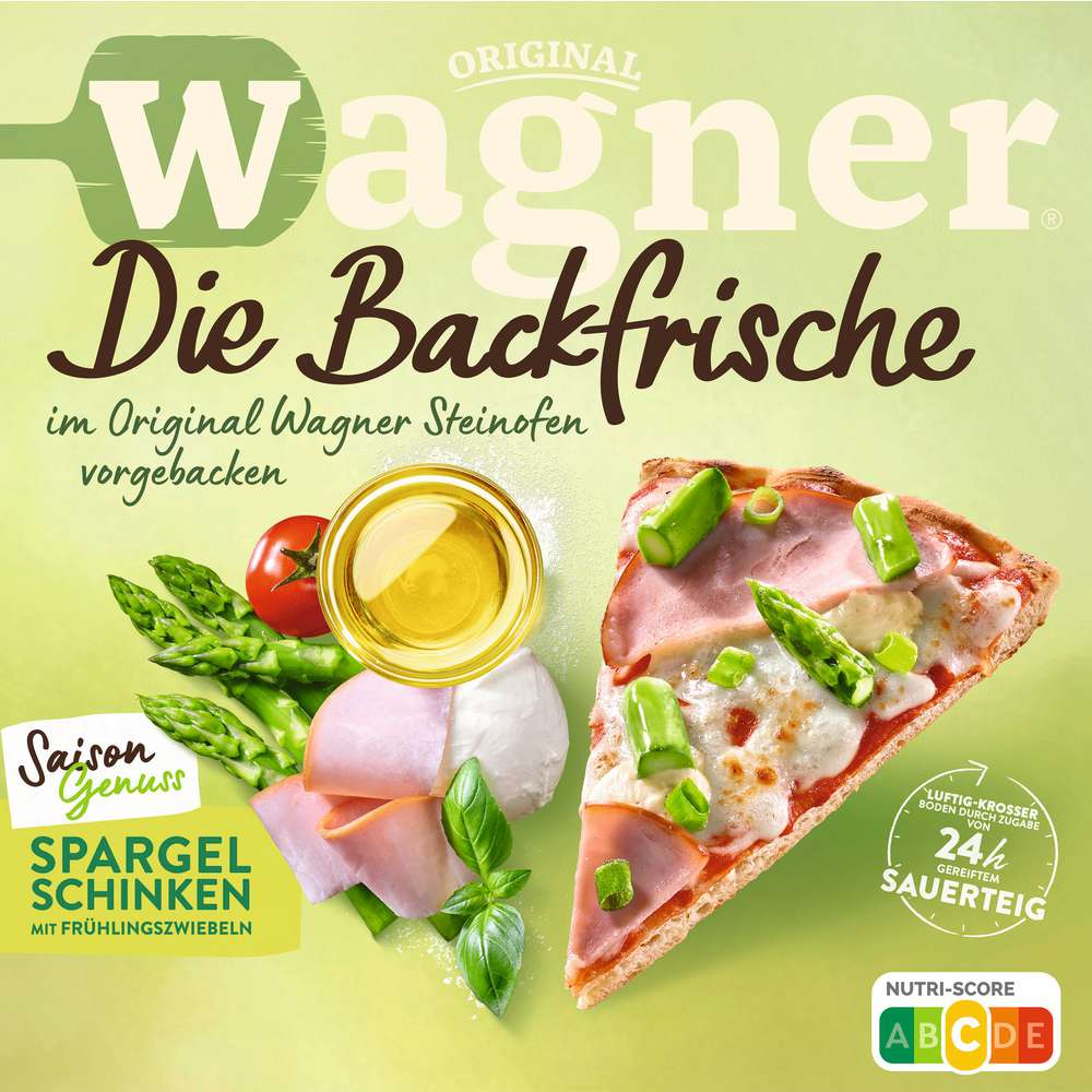 Link zu  Pizza Die Backfrische, Spargel-Schinken, tiefgekühlt