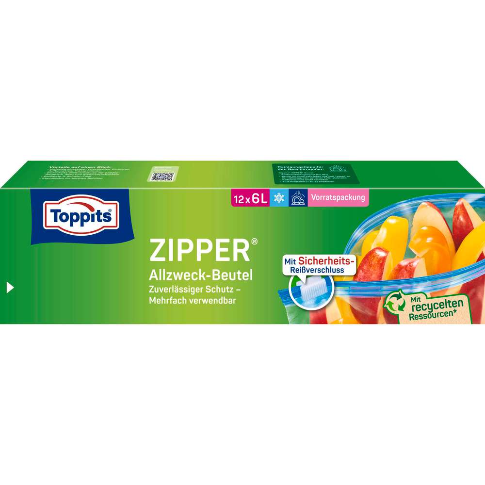 Link zu  Gefrierbeutel XL, 6L, wiederverschließbar