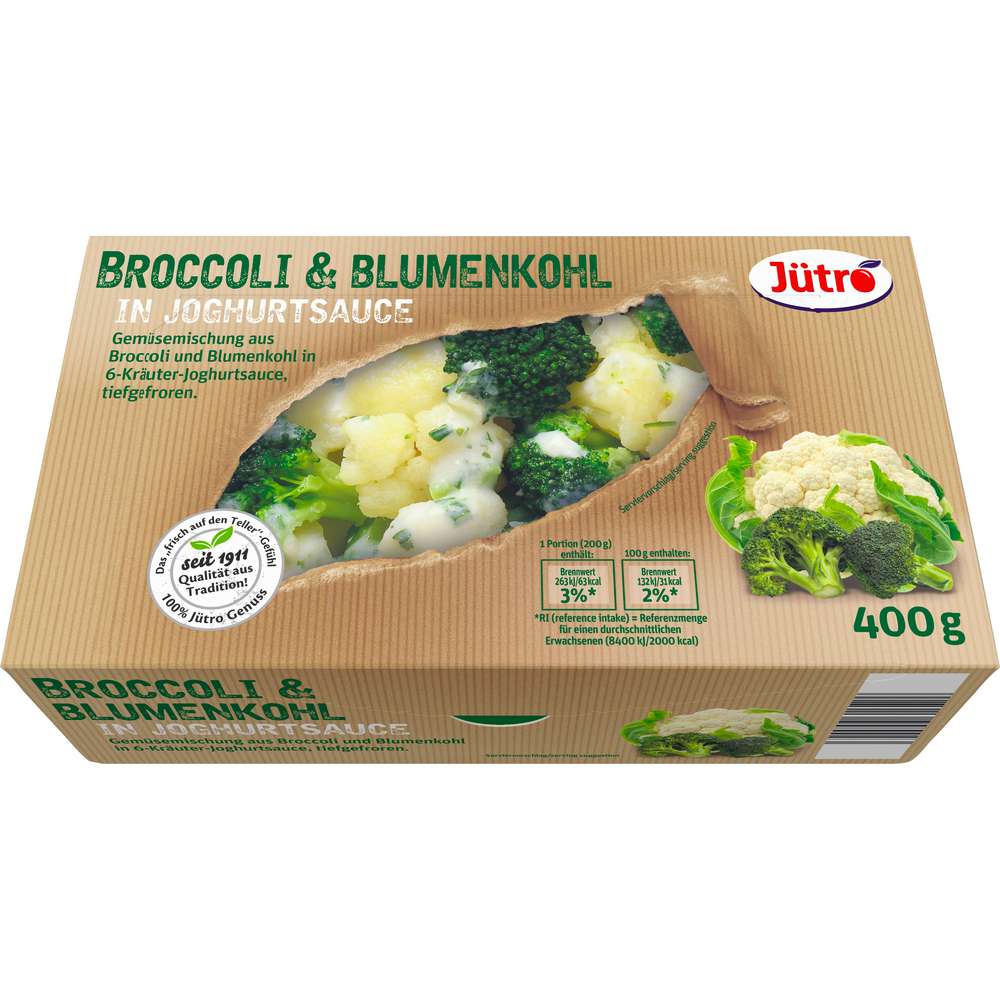 Link zu  Broccoli & Blumenkohl in Joghurtsauce, tiefgekühlt