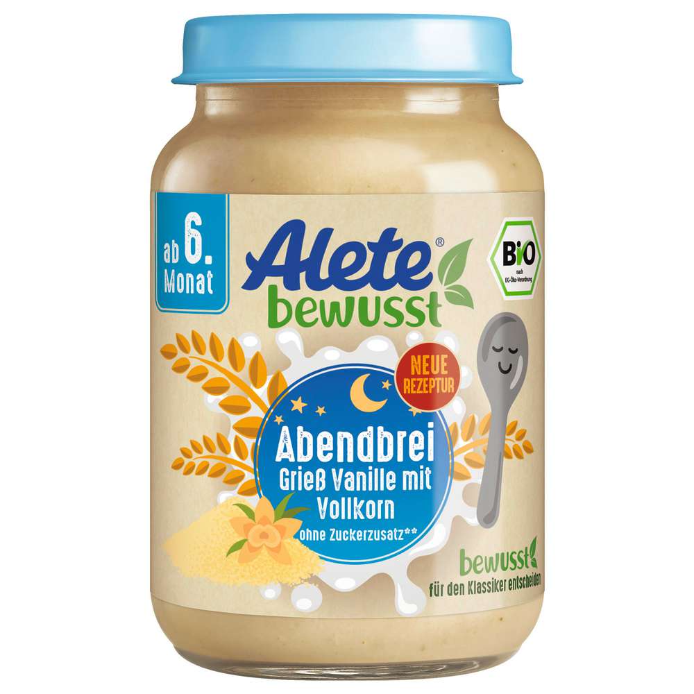 Link zu  Abendbrei, Grieß/Vanille/Vollkorn