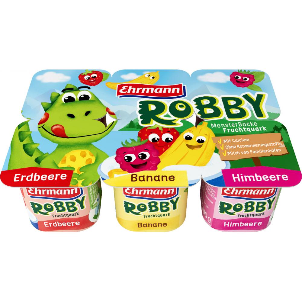 Link zu  Ehrmann Robby Früchtequark, je 6 x 50 g