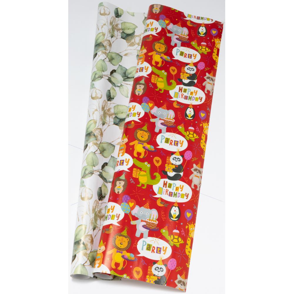 Link zu  OHO Geschenkpapier 2 m x 70 cm, verschiedene Motive: je 0.79 oder Geschenktasche Verschiedene Größen und Motive: von 0.89 bis 1.49, ab