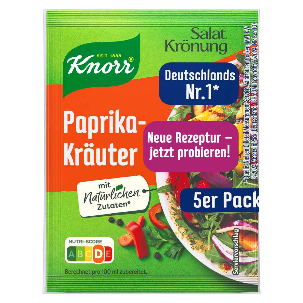 Link zu  Salat Krönung, Paprika-Kräuter