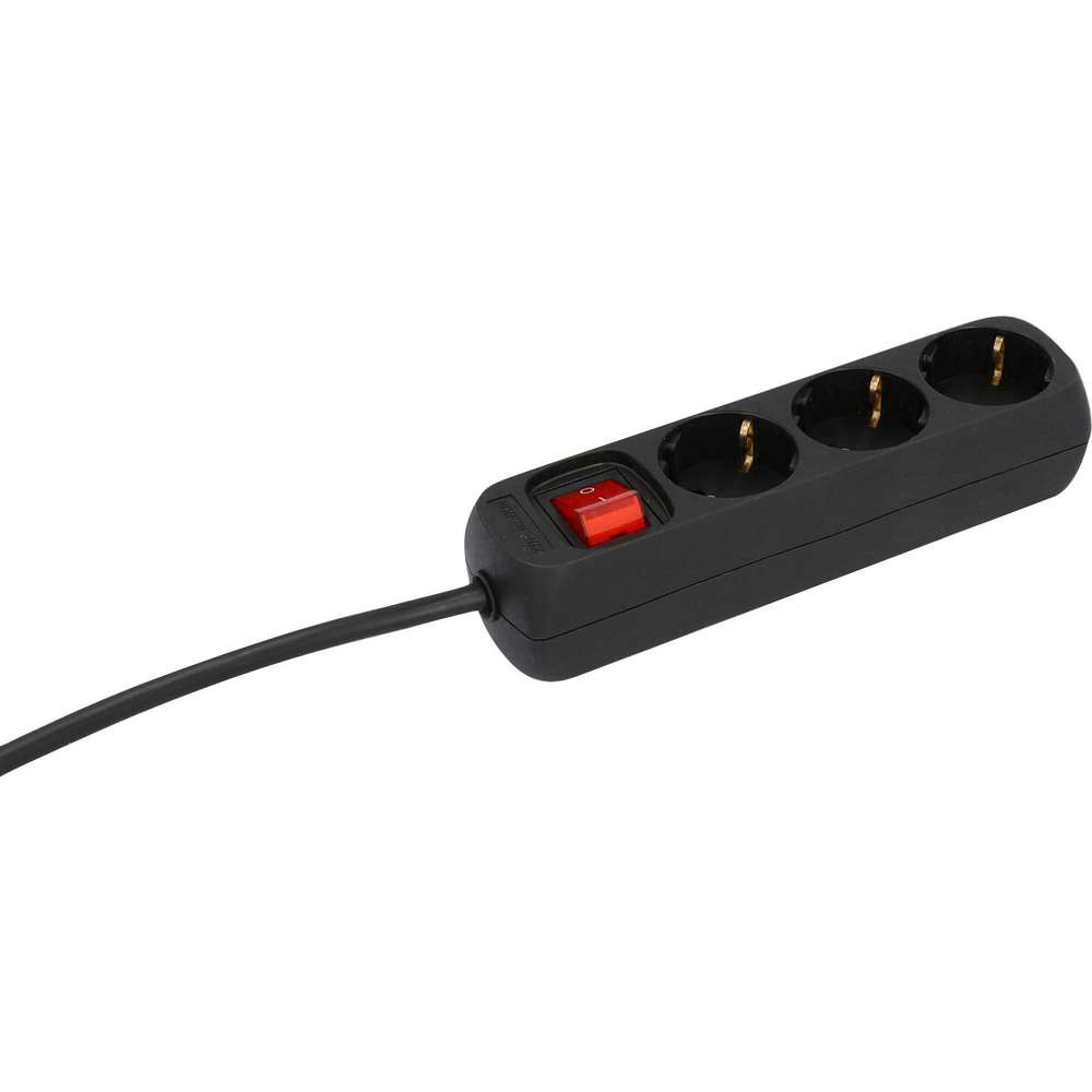 Link zu  Steckdosenleiste 3-fach mit Schalter 1,4 m schwarz