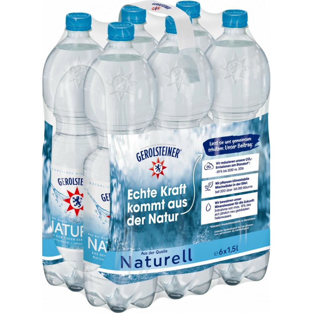Link zu  Gerolsteiner Mineralwasser, je 6 x 1,5 l