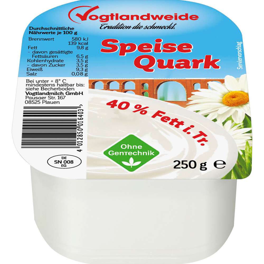 Link zu  Speisequark 40% Fett