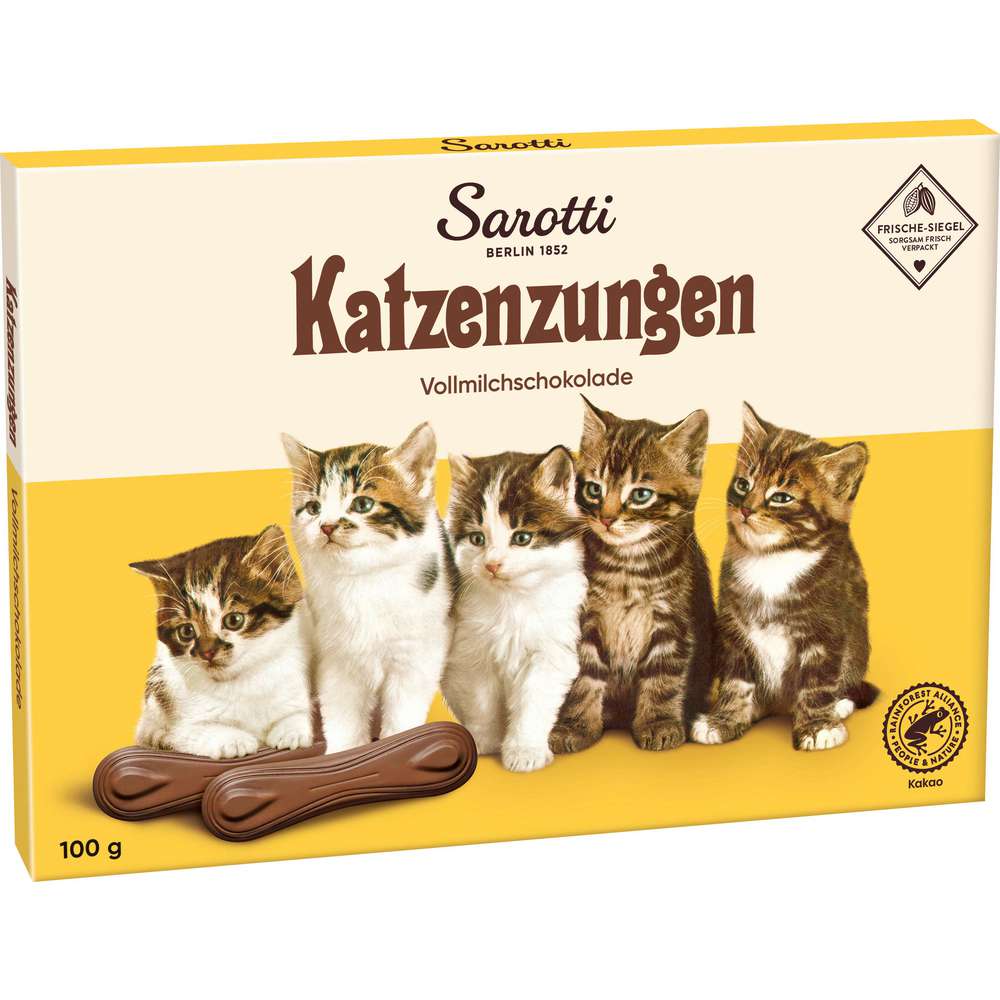 Link zu  Katzenzungen, Vollmilchschokolade