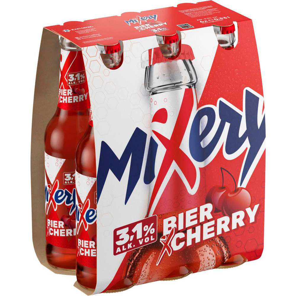 Link zu  Cherry Biermischgetränk, Bier + Kirsche + X 3,1%, 6 x 0,33l (6x 0,330 Liter)