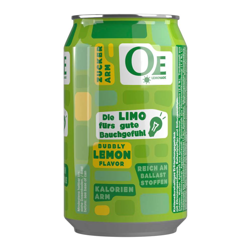 Link zu  Limonade Bubbly Lemon, mit Ballaststoffen