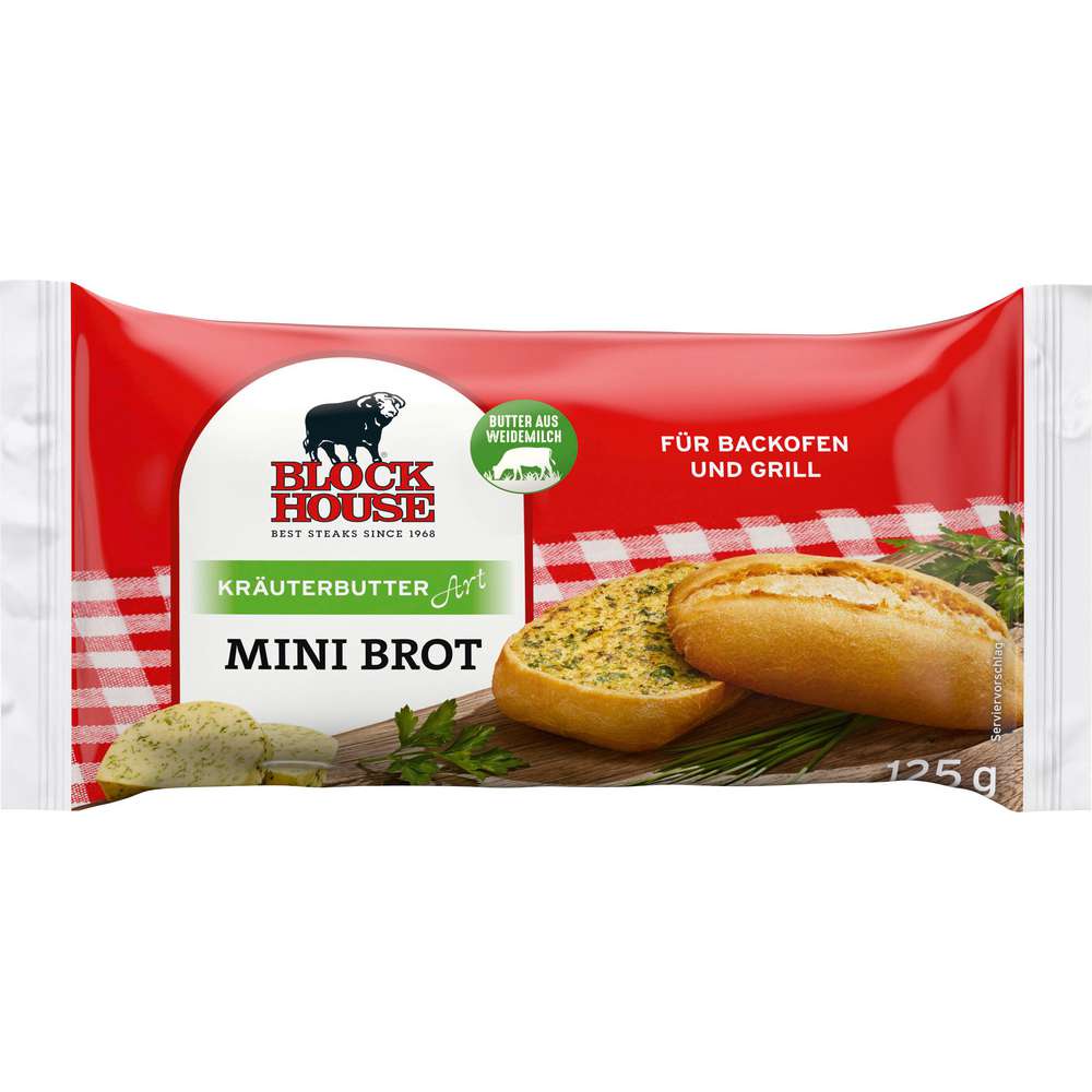 Link zu  Mini Brot Kräuterbutter