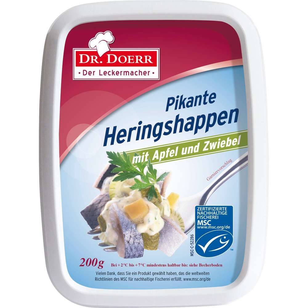 Link zu  Pikante Heringshappen mit Apfel & Zwiebel