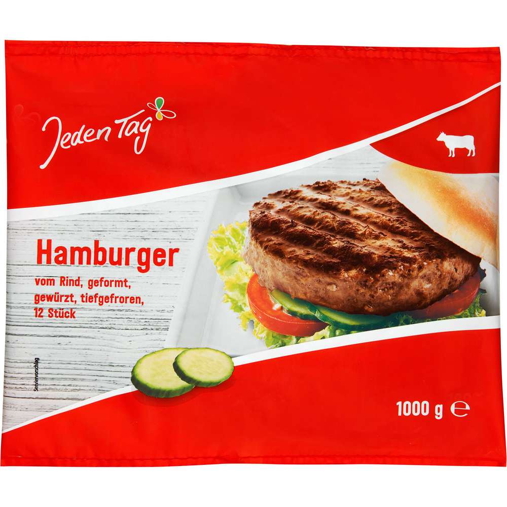 Link zu  Hamburger, tiefgekühlt