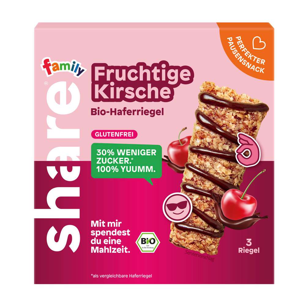 Link zu  Family Bio-Haferriegel, Kirsche