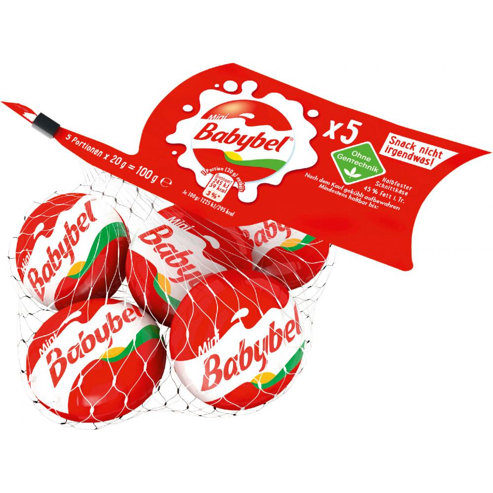 Link zu  Mini Babybel Halbfester Schnittkäse, je 5 x 20 g