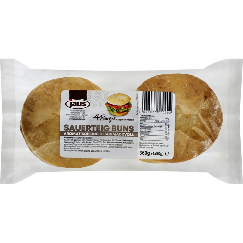 Link zu  Jaus Bakery Burger Buns, je 300–360 g