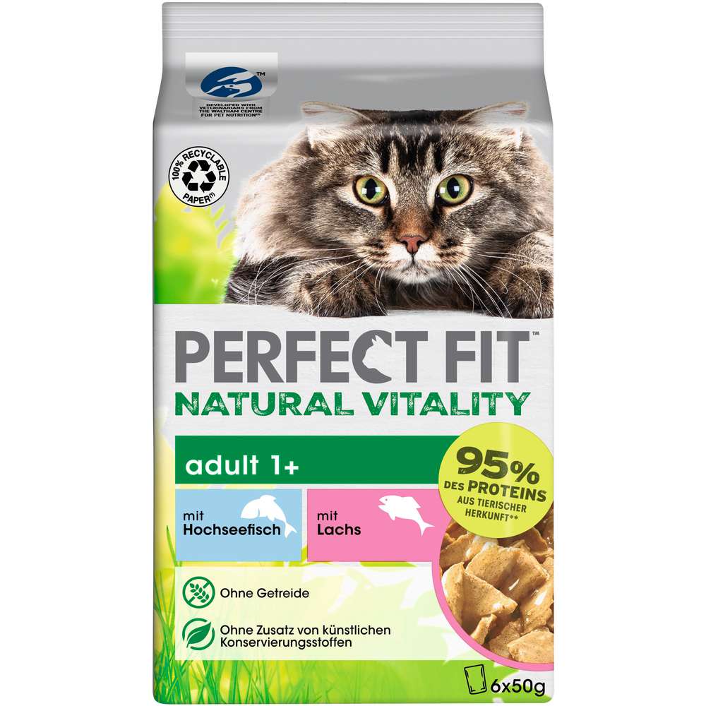 Link zu  Natural Vitality Katzen-Nassfutter, Seefisch/Lachs