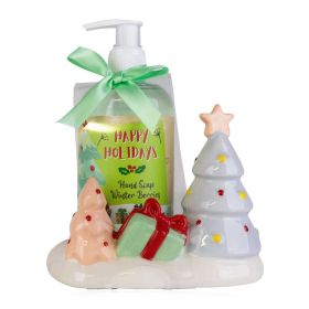 Link zu  Geschenkset XMAS Handseife mit Teelichthalter