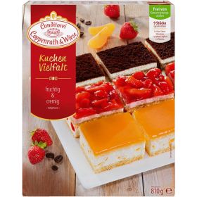Link zu  Kuchen Vielfalt fruchtig & cremig, tiefgekühlt