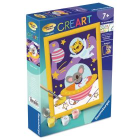 Link zu  Malen nach Zahlen Creart, Tiere im All