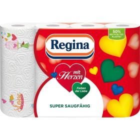 Link zu  Haushaltstücher mit Herzen, 3-lagig