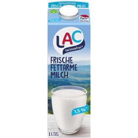 Link zu  Frische fettarme Milch 1,5% Fett, laktosefrei