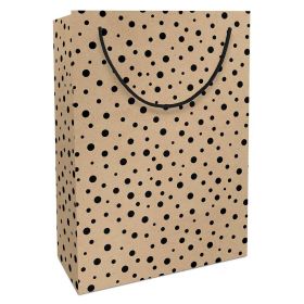 Link zu  Geschenktasche 23x33x11cm Polka Dots Kraftpapier